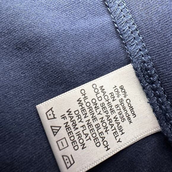 LOGO Layers by Laurie Goldstein Bermuda Pull On Shorts NAVY BLUE Womens XSP - Picture 6 of 6